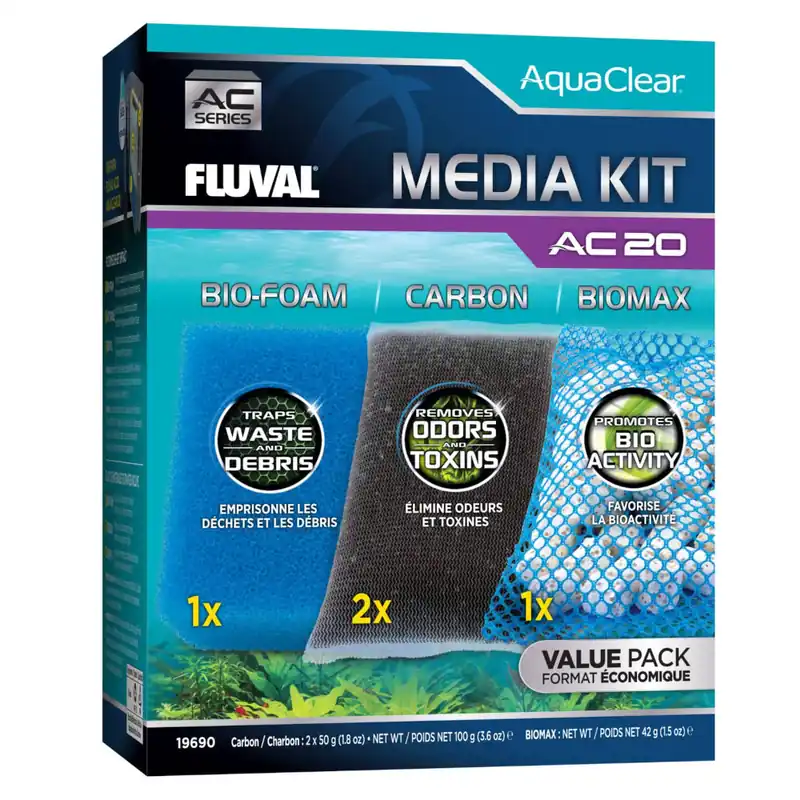 Fluval Medienwartungsset für den AquaClear AC20 -Hochleistungsfilter- Mega-Angebot
